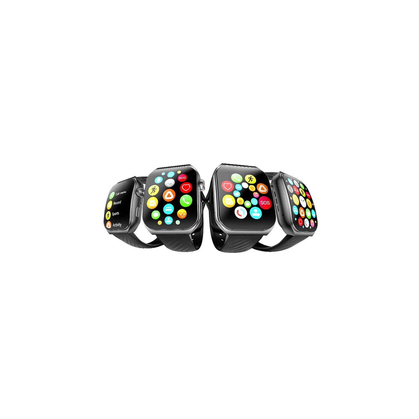 QCY Watch GS2 S5 - GS2 S5 - (Black, 1.96\" AMOLED, 410x502, 60Hz) — Buy in Cyprus with Fast Delivery