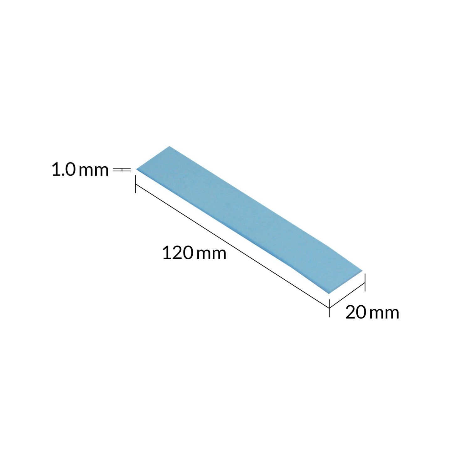 ARCTIC TP-3 Thermal Pad 120x20x1.0mm - 4 Pack (Retail) — Buy in Cyprus with Fast Delivery