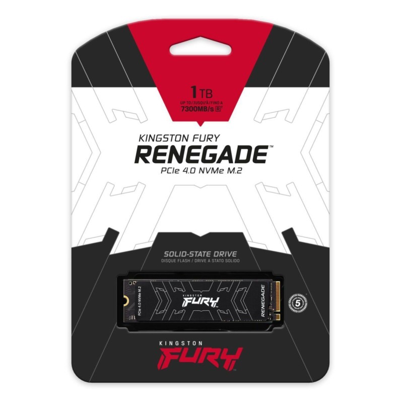 Buy Kingston FURY Renegade 1TB M.2 NVMe SSD - SFYRS1000G - PCIe 4.0 Gen4 x4, 3D ... in Cyprus, Nicosia, Limassol, Larnaka, Pafos