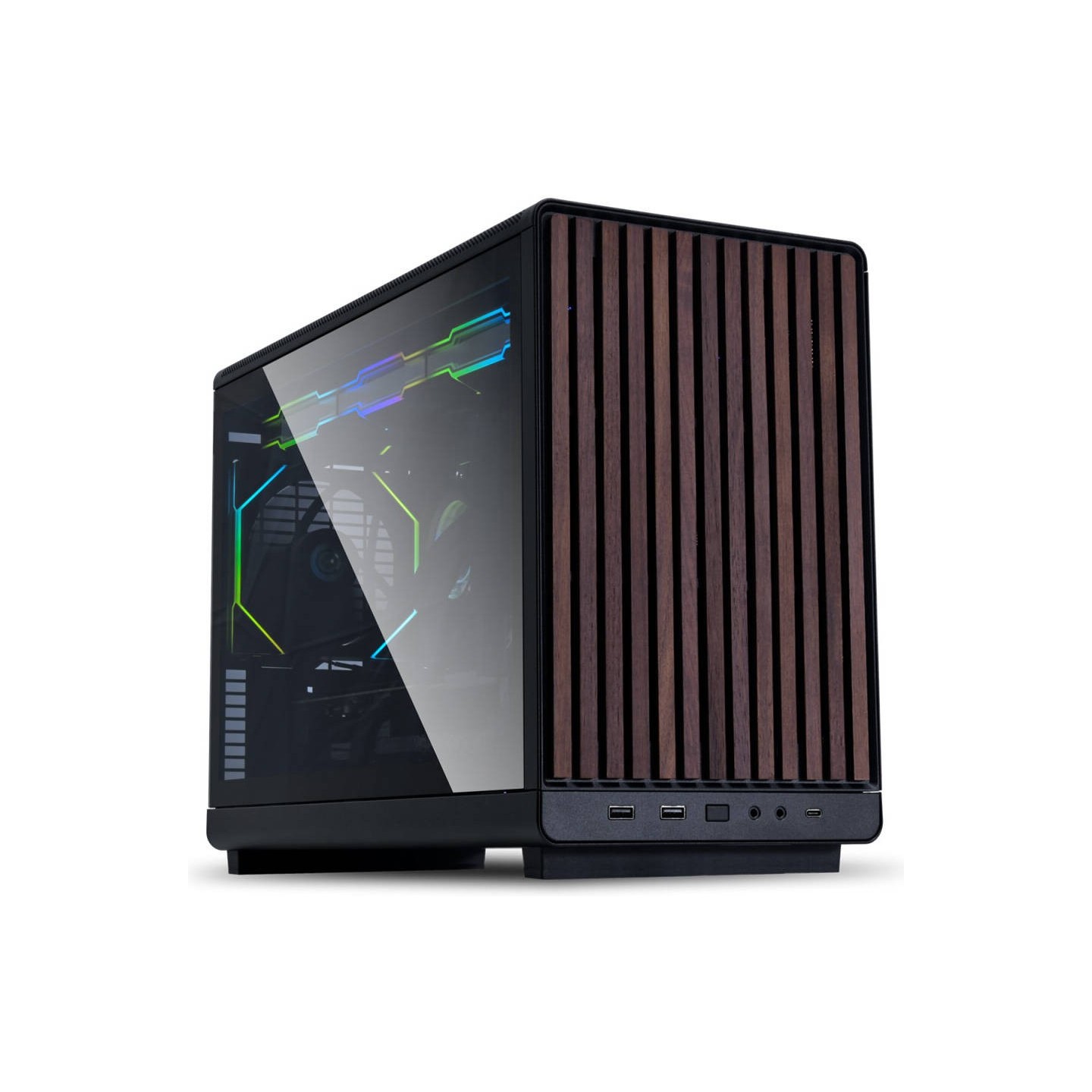 Lian Li DAN A3-mATX Wood - Micro-ATX Tower w/ Glass & Wood (Boxed) — Buy in Cyprus with Fast Delivery