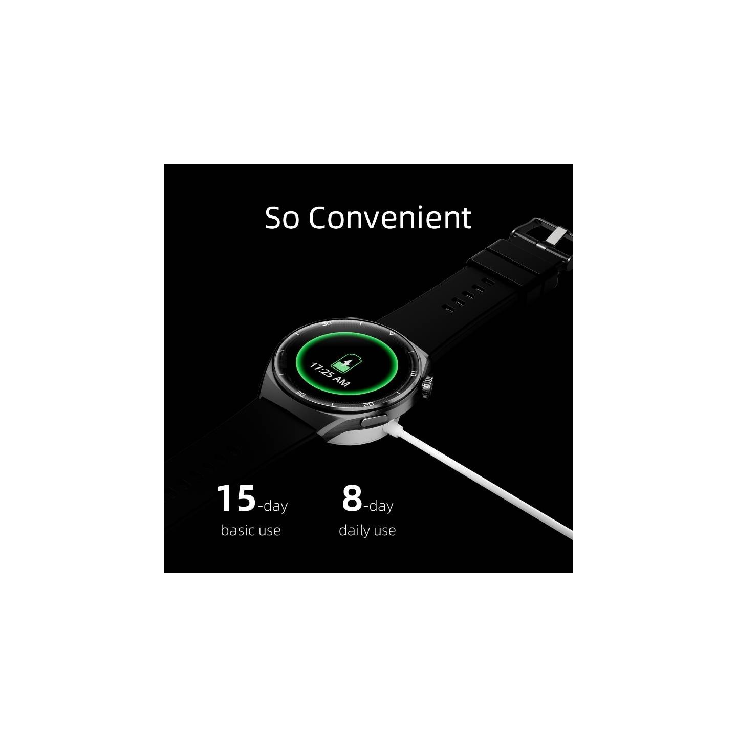 QCY Watch GT2 S3 Gray - GT2 S3 - 1.43-inch AMOLED, 466x466, 60Hz, Bluetooth Calling, IPX8, 14-day battery