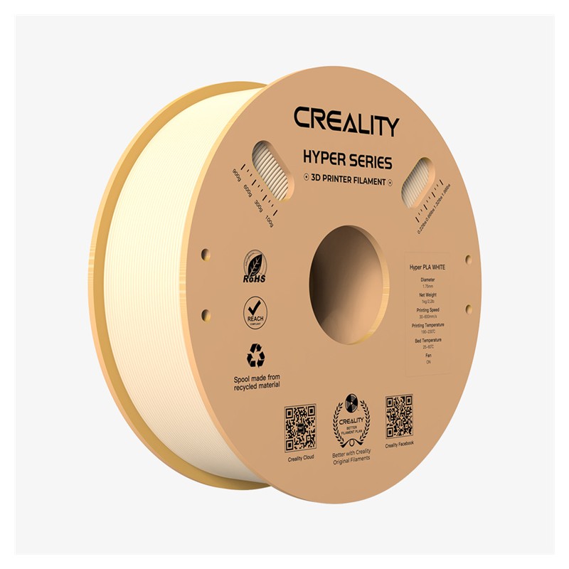 Buy Creality Hyper PLA Complexion Flesh Filament - 1.75 mm, 1 kg Spool - High-Sp... in Cyprus, Nicosia, Limassol, Larnaka, Pafos