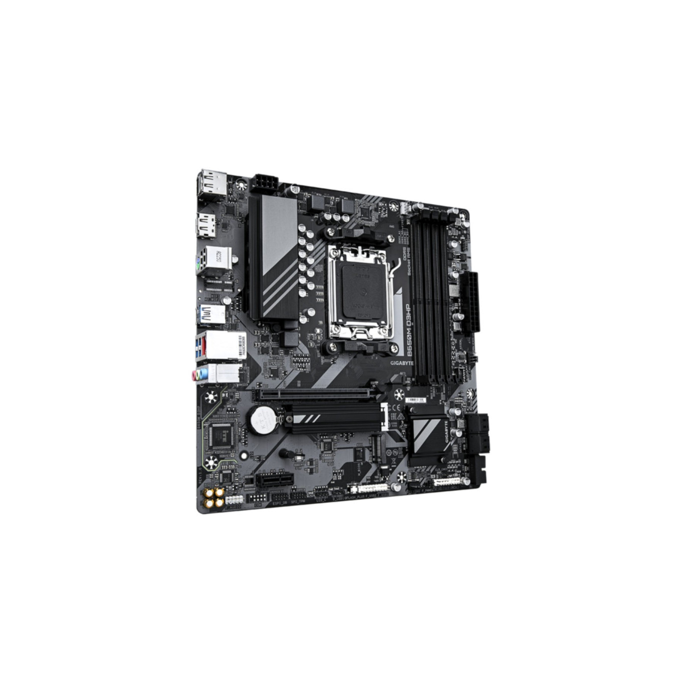 Gigabyte GA-B650M D3HP - AM5 Micro-ATX B650 Motherboard, DDR5 4x64GB (256GB), 2x M.2, 2.5Gb LAN, HDMI 2.1