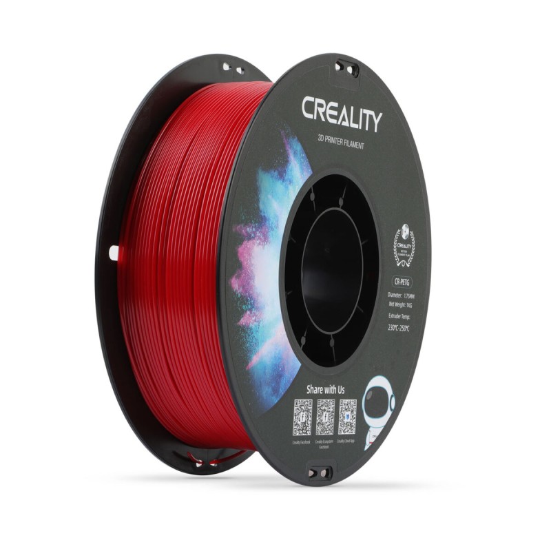 Buy Creality CR-PETG Red 3D Printer Filament - CR-PETG - Red, 1.75mm, 1 kg, Hard... in Cyprus, Nicosia, Limassol, Larnaka, Pafos