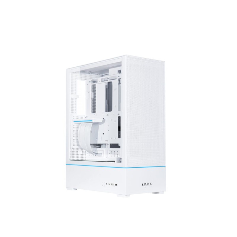 LIAN LI SUP01 White - 45L Vertical ATX PC Case w/ 3x120mm ARGB Fans (Boxed) — Buy in Cyprus with Fast Delivery