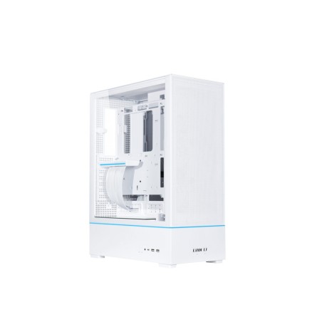 LIAN LI SUP01 White - 45L Vertical ATX PC Case w/ 3x120mm ARGB Fans (Boxed) — Buy in Cyprus with Fast Delivery