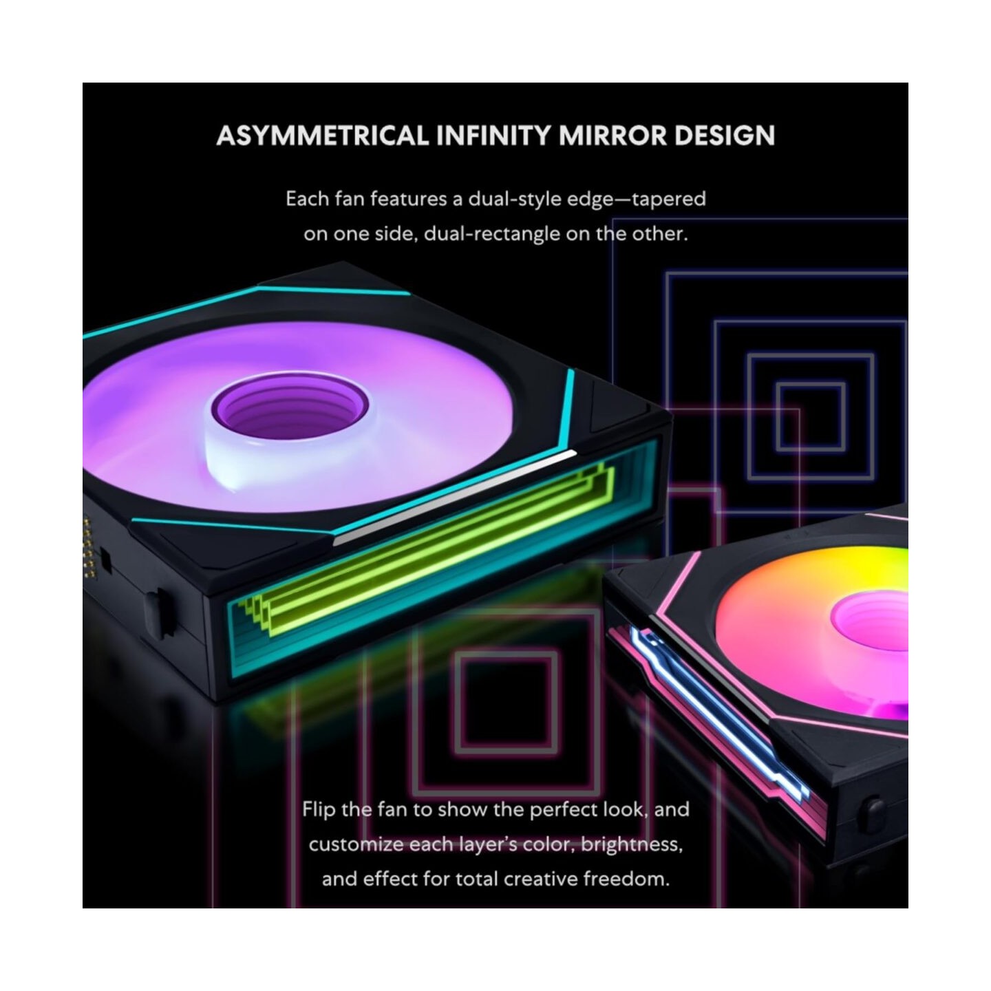 Lian Li UNI FAN SL-INF Wireless SL-INF Black ARGB PWM 120mm 3-Pack (Boxed) — Buy in Cyprus with Fast Delivery