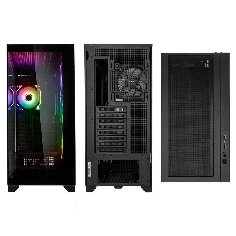 Buy Kolink Unity Arena ARGB Midi Tower - Black, E-ATX, 420mm GPU clearance, 4 AR... in Cyprus, Nicosia, Limassol, Larnaka, Pafos