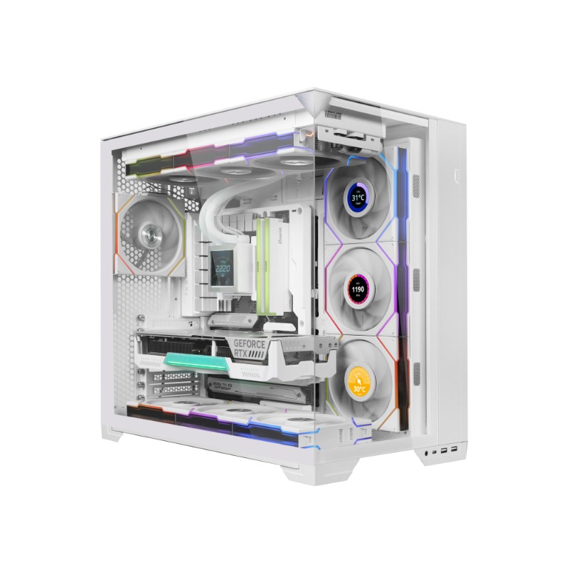 Buy Lian Li UNI FAN TL-LCD Wireless Reverse 120 White - TL-LCD - White, 3x120mm,... in Cyprus, Nicosia, Limassol, Larnaka, Pafos