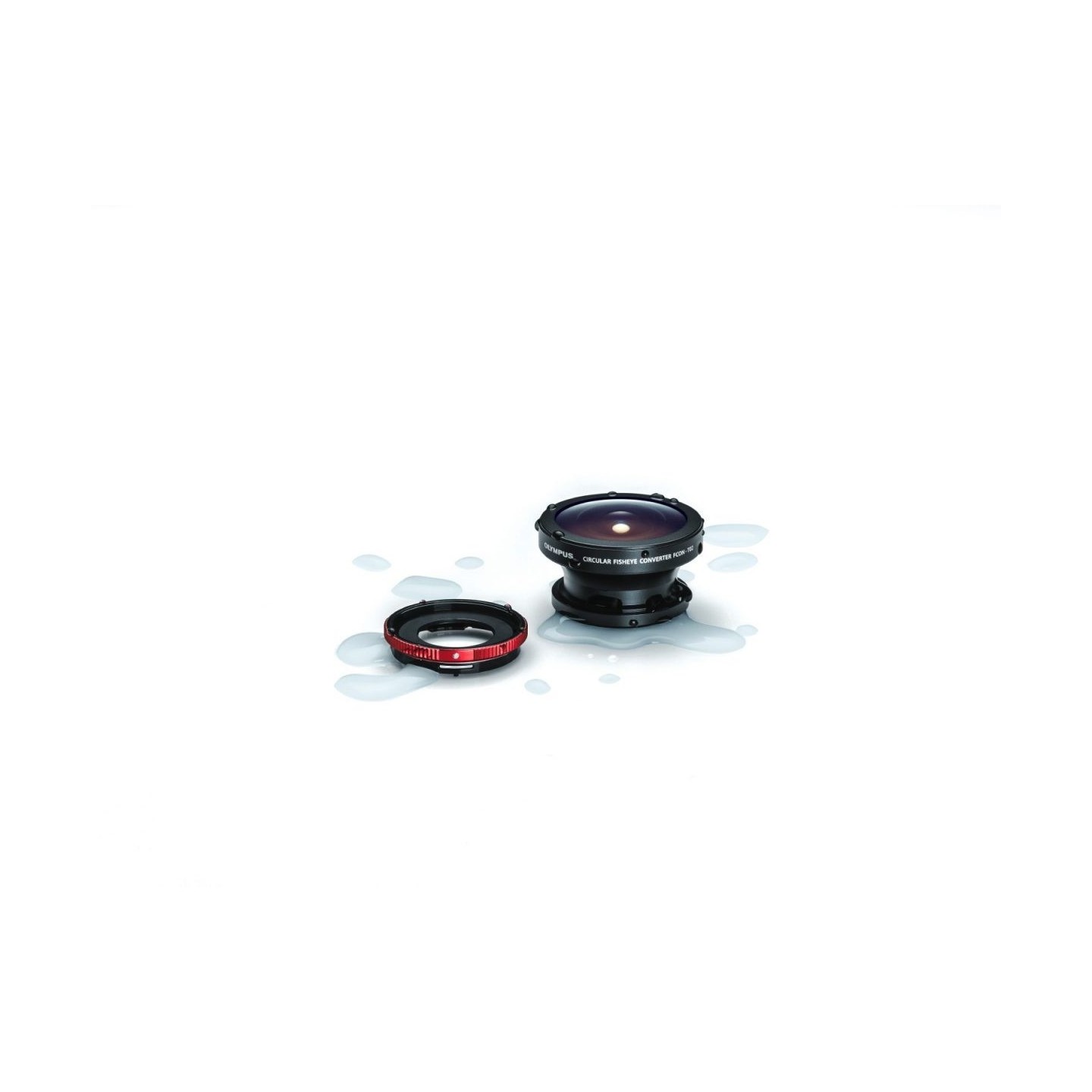 Fisheye Converter for Olympus TG-1 to TG-6 - FCON-T02 - Circular/Full-frame fisheye, waterproof to 15 m
