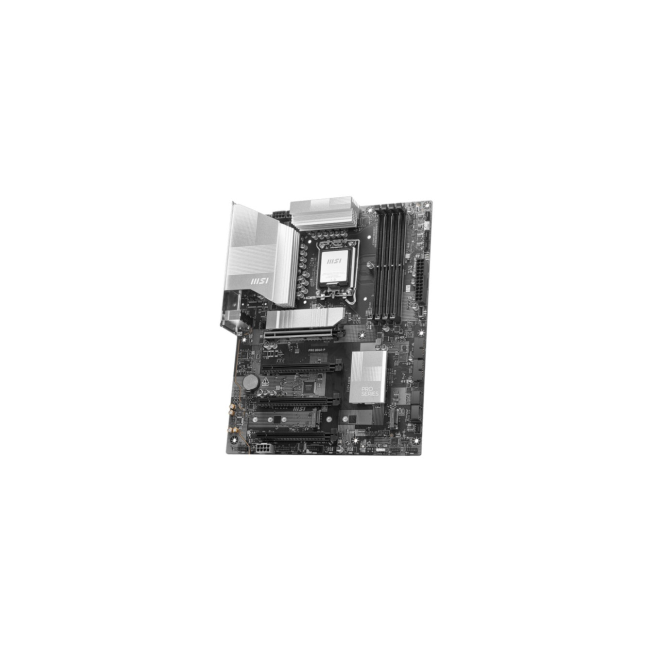 MSI PRO B860-P - LGA 1851 ATX Motherboard - Intel B860, DDR5 up to 256GB, 3x M.2, 5Gb LAN, RGB, Black