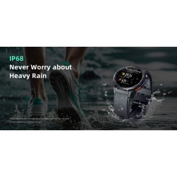 Buy QCY Active GX Watch S12 - Grey - 1.43" AMOLED, 466x466, IP68, Bluetooth Calling in Cyprus, Nicosia, Limassol, Larnaka, Pafos