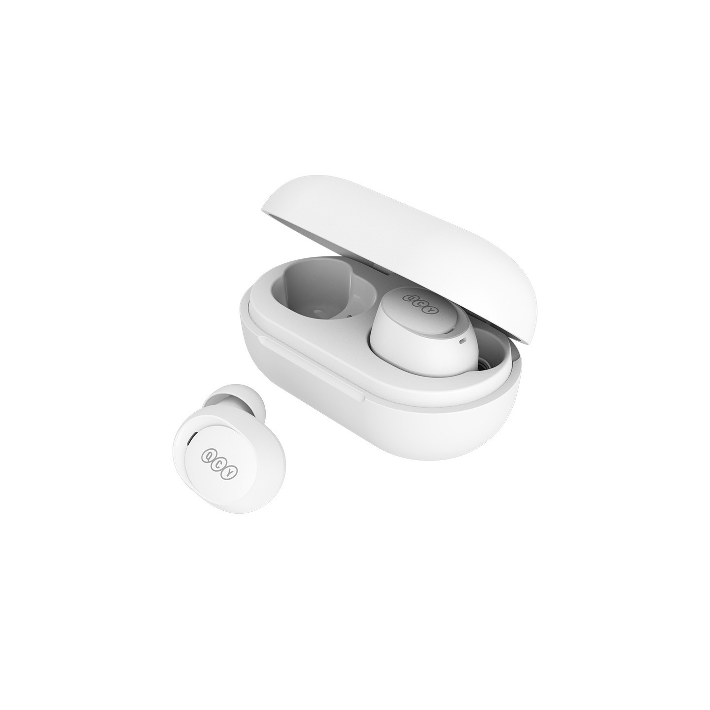 QCY Arcbuds Lite - T27 - White, Bluetooth 5.3, IPX4, 32h total battery, 68ms latency — Buy in Cyprus with Fast Delivery