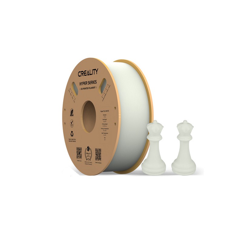 Buy Creality Hyper PLA Filament White - 1 kg Spool - 1.75 mm, High-Speed in Cyprus, Nicosia, Limassol, Larnaka, Pafos