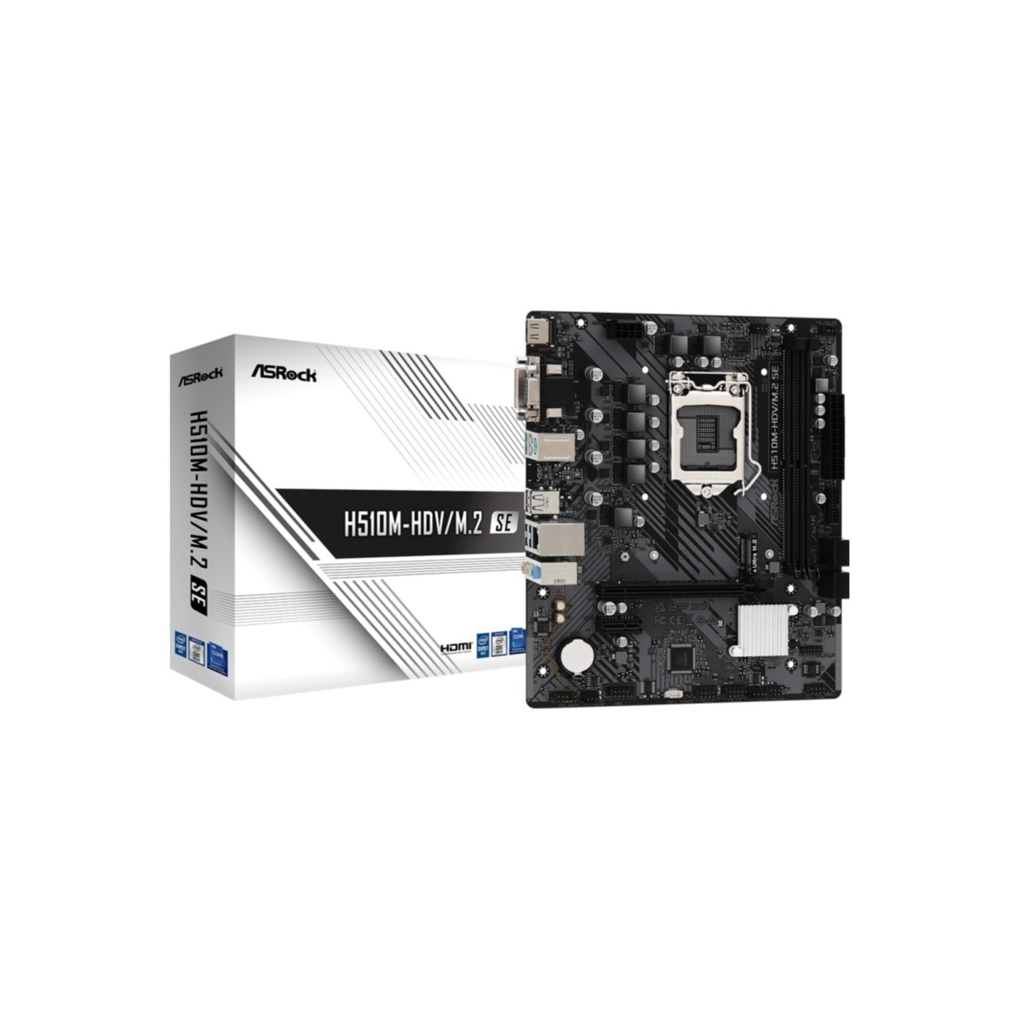 ASRock H510M-HDV/M.2 SE LGA1200 Micro-ATX Motherboard DDR4 (Boxed) — Buy in Cyprus with Fast Delivery