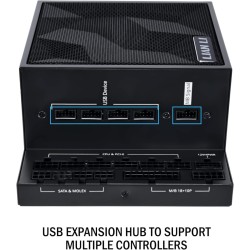 Buy Lian Li Edge 1000W Black 80+ Platinum Fully Modular ATX PSU in Cyprus, Nicosia, Limassol, Larnaka, Pafos