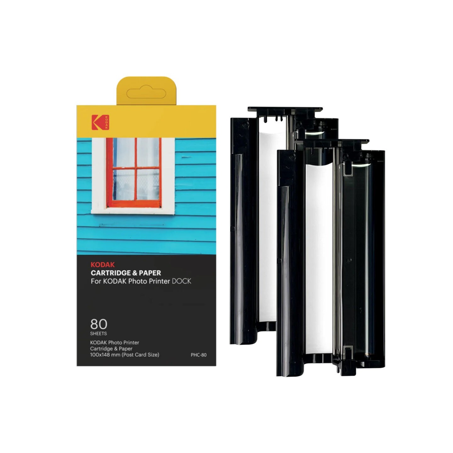 Kodak PHC-80 - PHC-80 - Glossy Photo Paper 10x15cm for WLAN Kodak Dock Plus — Buy in Cyprus with Fast Delivery