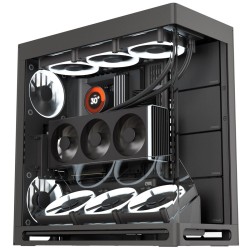 Buy HAVN HS 420 VGPU Black Premium Midi Tower Case - HS 420 - Vertical GPU Support in Cyprus, Nicosia, Limassol, Larnaka, Pafos