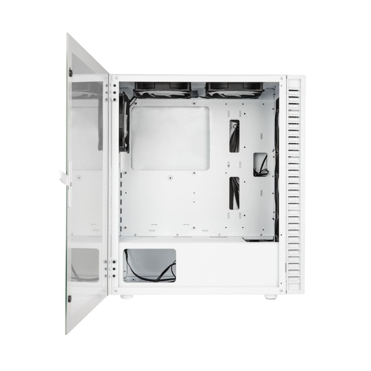 Kolink Observatory HF Mesh ARGB Midi Tower Case - White - 6 ARGB Fans (Boxed) — Buy in Cyprus with Fast Delivery