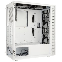 Kolink Observatory HF Mesh ARGB Midi Tower Case - White - 6 ARGB Fans (Boxed) — Buy in Cyprus with Fast Delivery