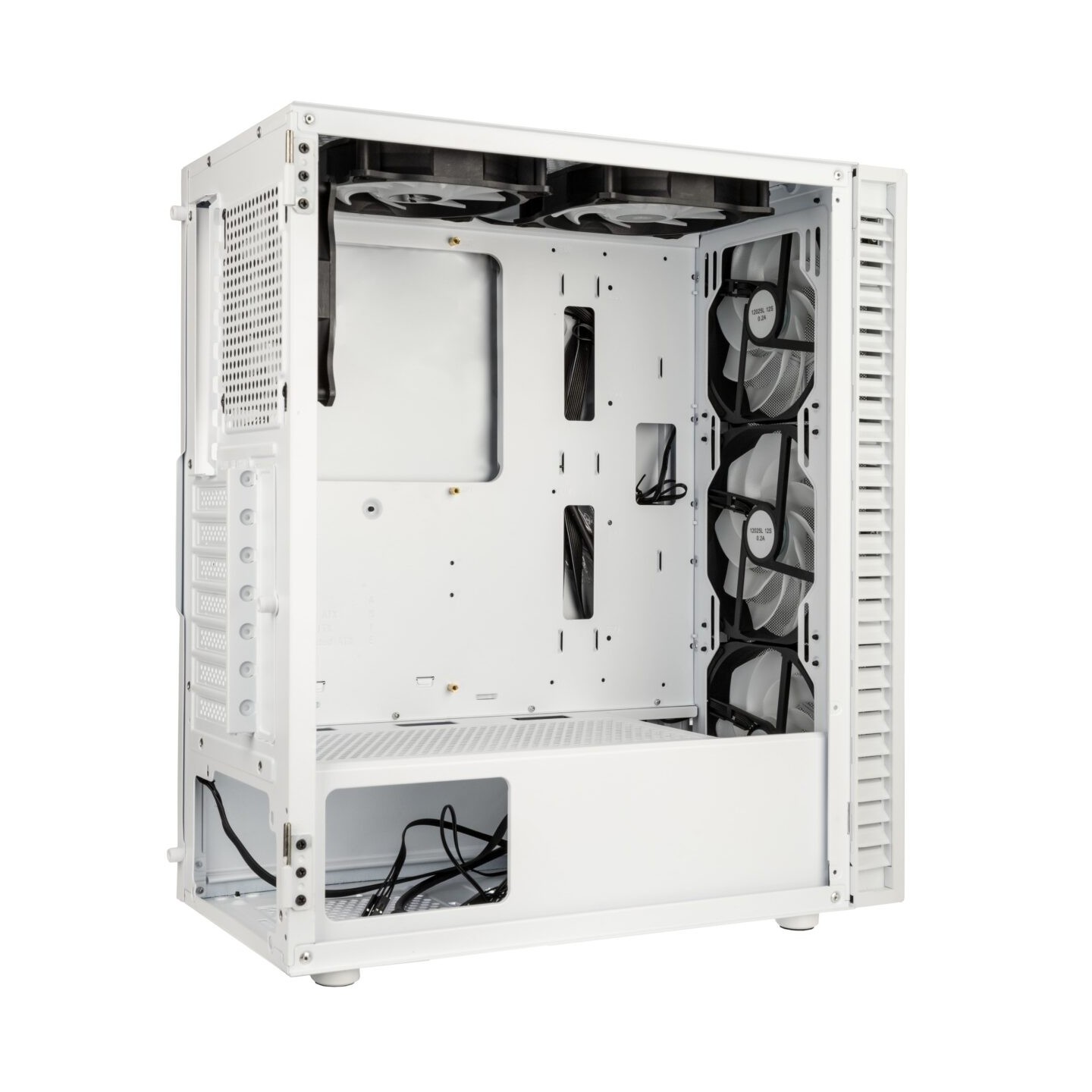 Kolink Observatory HF Mesh ARGB Midi Tower Case - White - 6 ARGB Fans (Boxed) — Buy in Cyprus with Fast Delivery