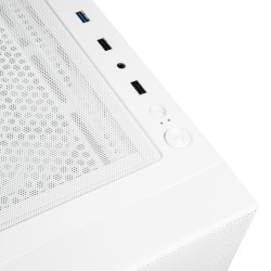 Kolink Observatory HF Mesh ARGB Midi Tower Case - White - 6 ARGB Fans (Boxed) — Buy in Cyprus with Fast Delivery