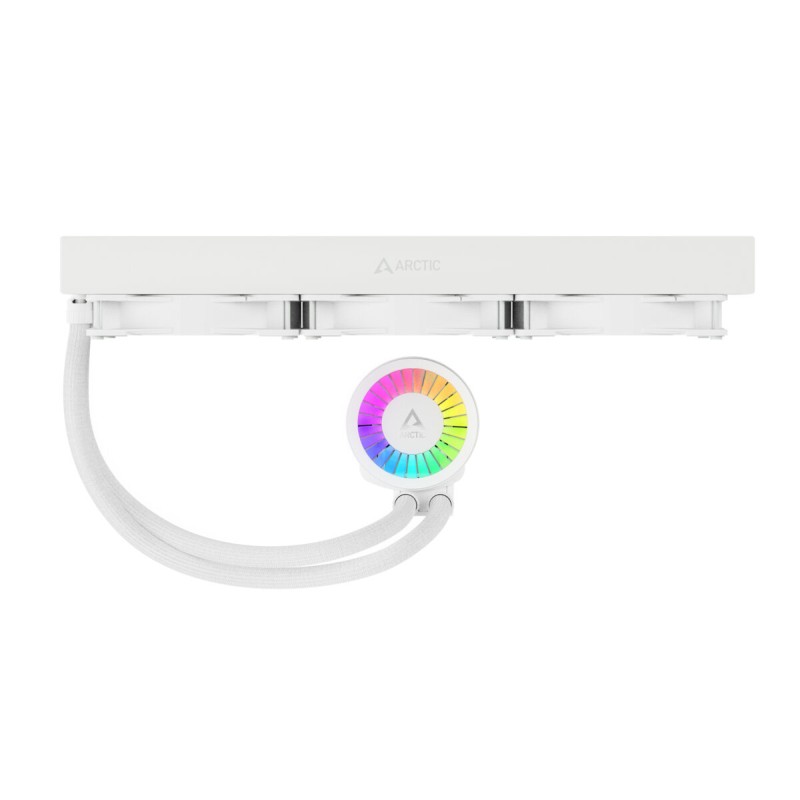 Arctic Liquid Freezer III Pro 420 A-RGB - 420mm AIO CPU Cooler, 3x140mm P14 Pro, White (Boxed)