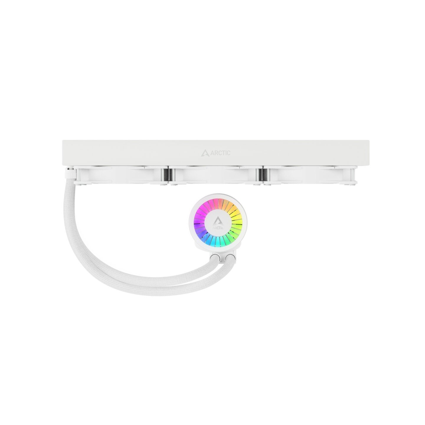Arctic Liquid Freezer III Pro 420 A-RGB - 420mm AIO CPU Cooler, 3x140mm P14 Pro, White (Boxed)
