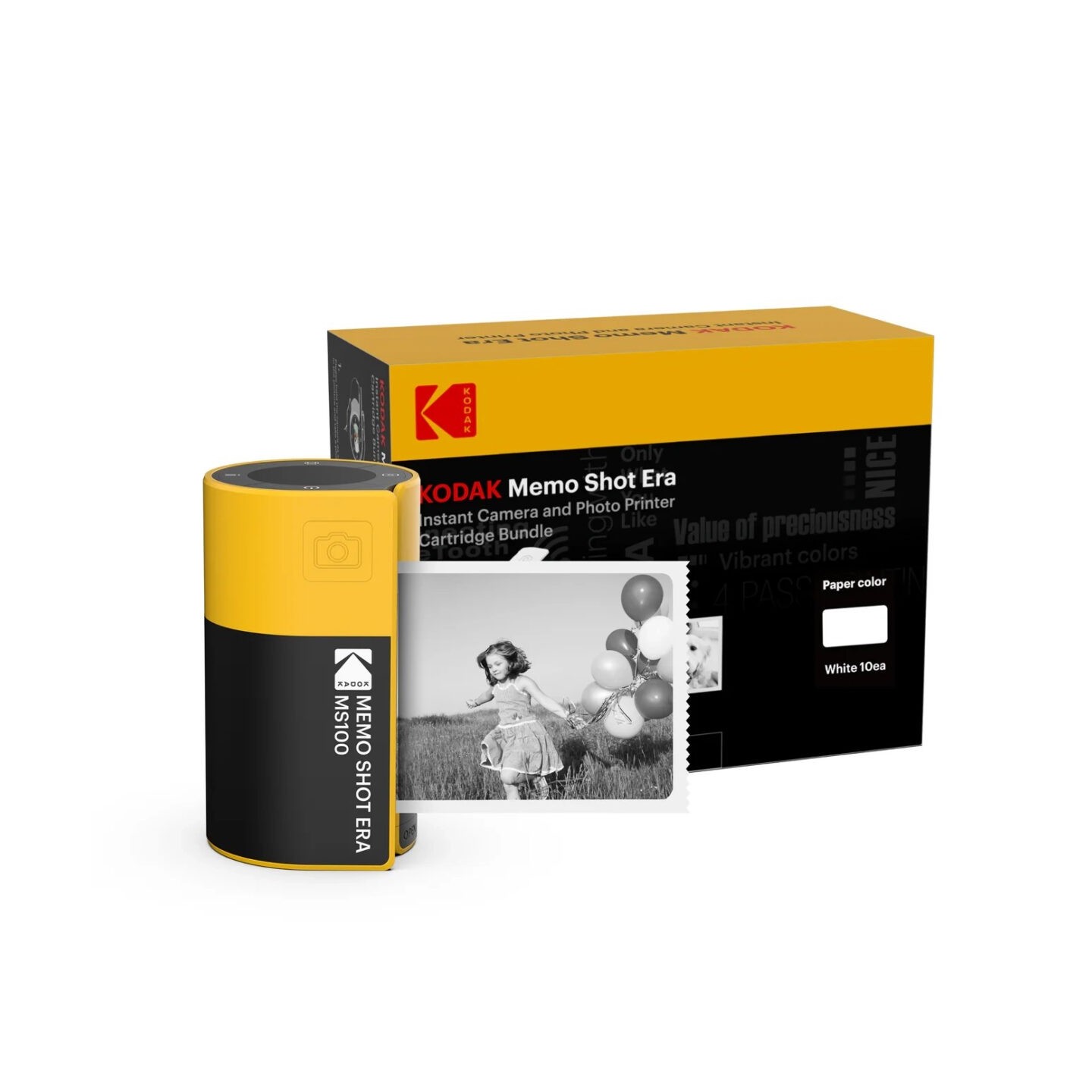 Kodak Memo Shot ERA Paper for Photo-Label Printer - White (9 Rolls) — Buy in Cyprus with Fast Delivery