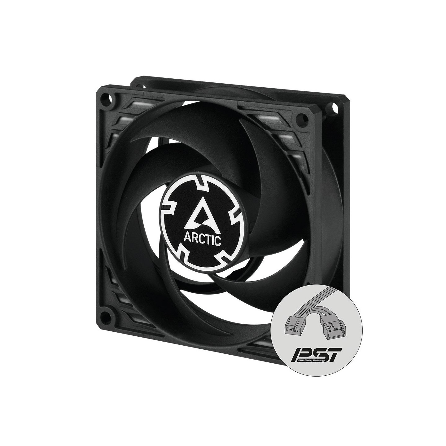 ARCTIC P8 PWM PST Case Fan - 80mm, 200-3000 RPM, PWM Sharing Technology (Boxed) — Buy in Cyprus with Fast Delivery