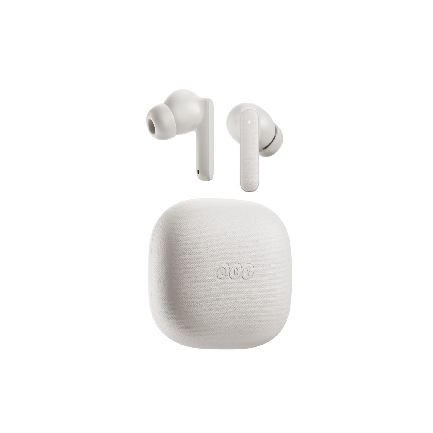 QCY Buds White - QT43 - TWS Earbuds, 10mm Drivers, 35h Total Playtime, Wind Noise Reduction — Buy in Cyprus with Fast Delivery