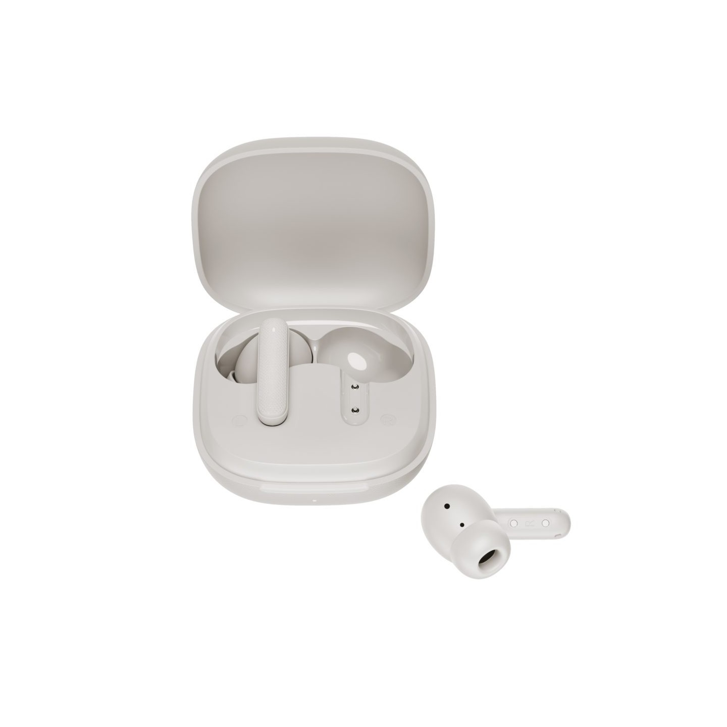 QCY Buds White - QT43 - TWS Earbuds, 10mm Drivers, 35h Total Playtime, Wind Noise Reduction — Buy in Cyprus with Fast Delivery