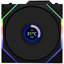 Buy Lian Li UNI FAN TL-LCD Wireless 120 - TL-LCD - 3x120mm, Black, ARGB, Wireles... in Cyprus, Nicosia, Limassol, Larnaka, Pafos