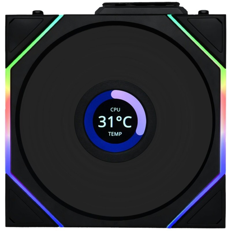 Buy Lian Li UNI FAN TL-LCD Wireless 120 - TL-LCD - 3x120mm, Black, ARGB, Wireles... in Cyprus, Nicosia, Limassol, Larnaka, Pafos