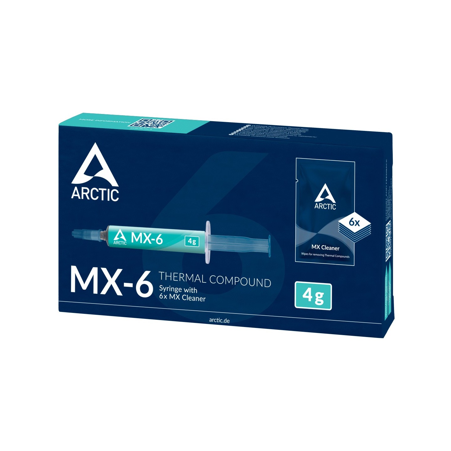 ARCTIC MX-6 Thermal Paste 4g Kit with MX Cleaner (Boxed) — Buy in Cyprus with Fast Delivery