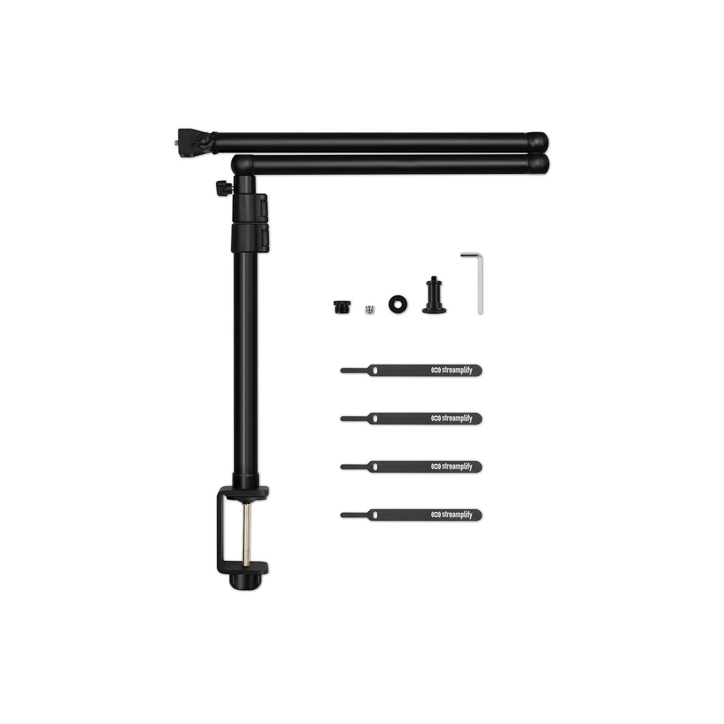 Streamplify Mount Lift for Light, Mic, Webcam - MOUNT-LIFT-LIGHT - 360° rotation, 80x70 cm reach
