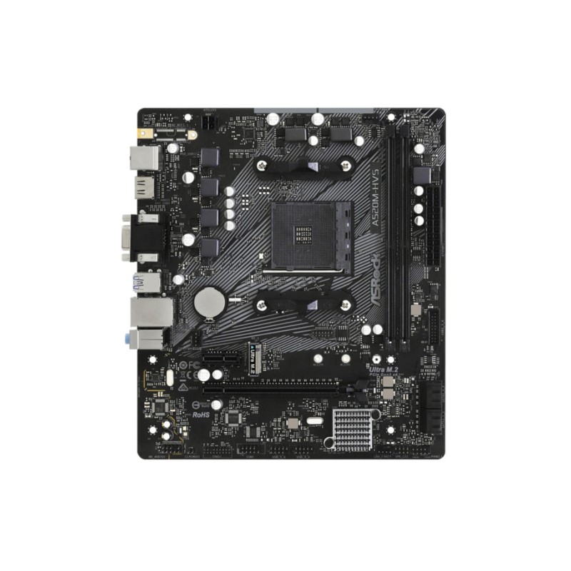 Buy ASRock A520M-HVS - AM4 Micro-ATX Motherboard - AMD A520, DDR4, 64GB Max, M.2... in Cyprus, Nicosia, Limassol, Larnaka, Pafos