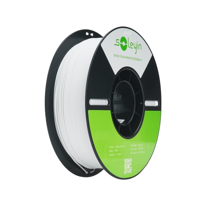 Creality Soleyin Ultra PLA Matte White Filament - 1 kg Spool - 1.75 mm — Buy in Cyprus with Fast Delivery