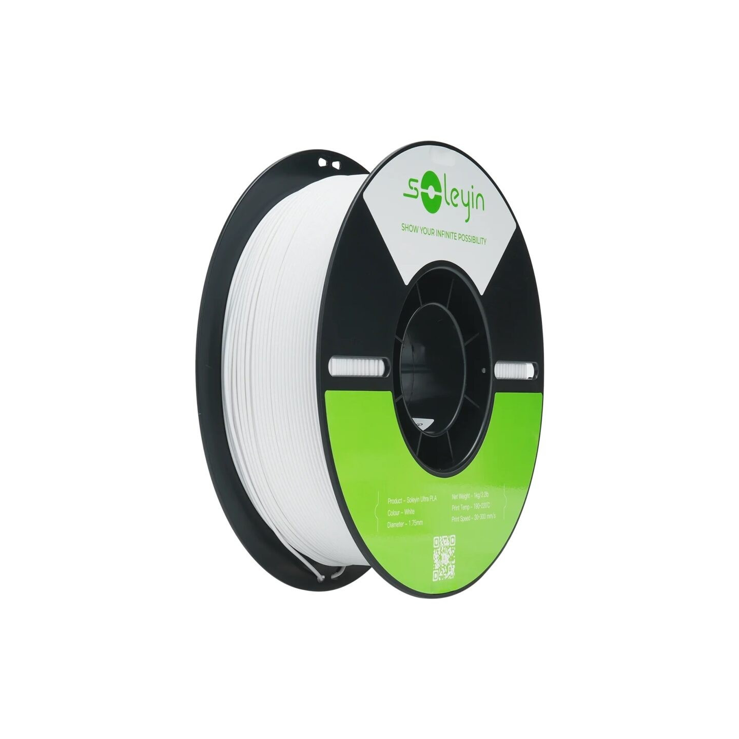 Creality Soleyin Ultra PLA Matte White Filament - 1 kg Spool - 1.75 mm — Buy in Cyprus with Fast Delivery