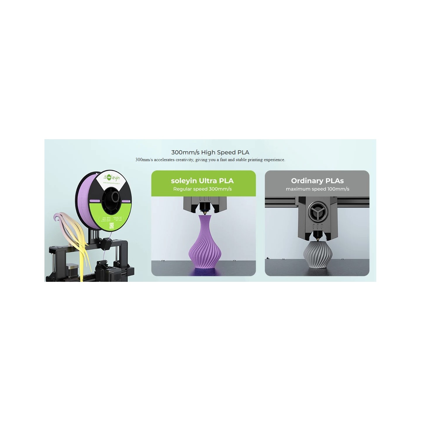 Creality Soleyin Ultra PLA Matte White Filament - 1 kg Spool - 1.75 mm — Buy in Cyprus with Fast Delivery