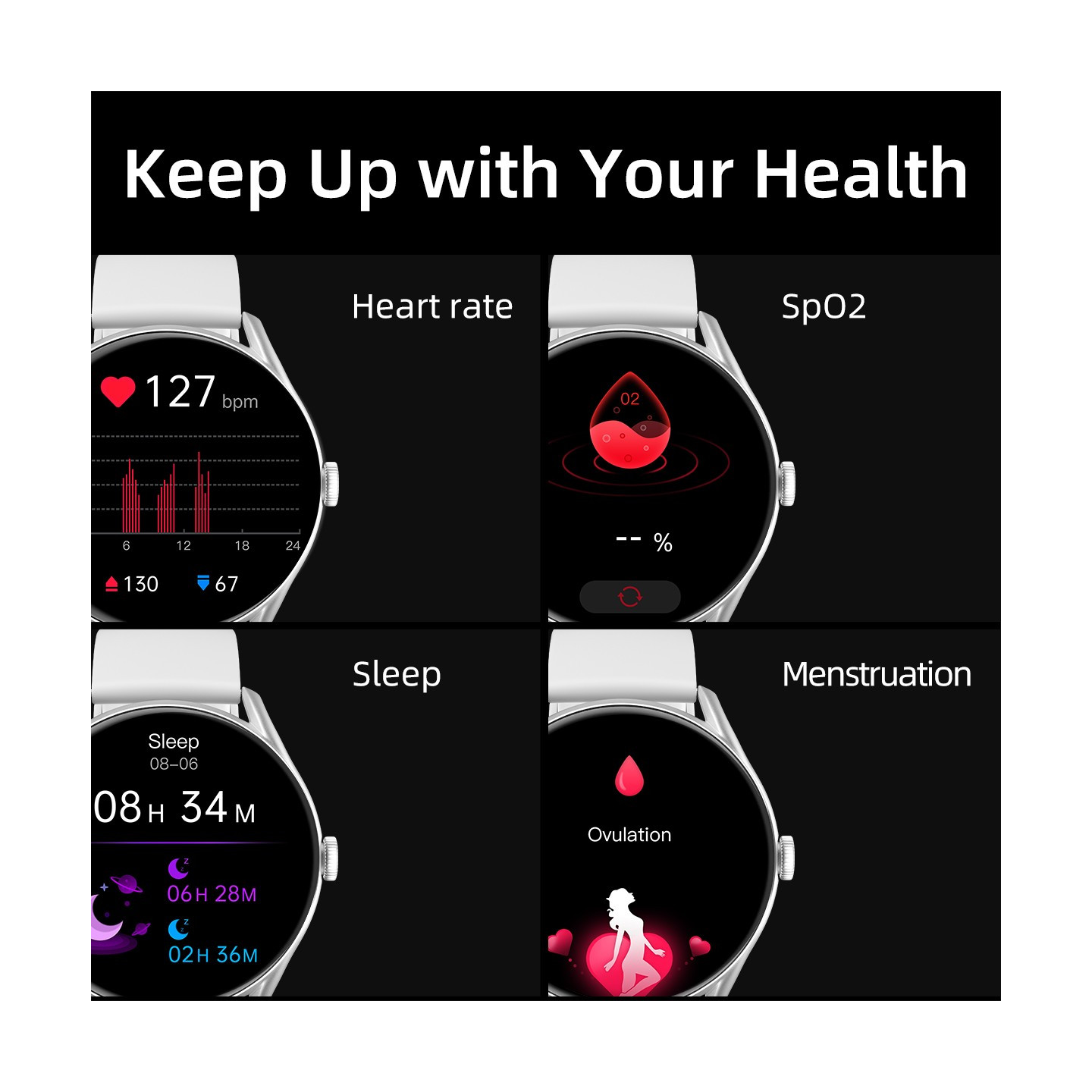 QCY Watch GT S8 - GT S8 - Gray, 1.43\" AMOLED, 466x466, 60Hz, IPX8, Bluetooth — Buy in Cyprus with Fast Delivery