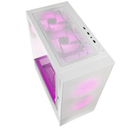 Kolink Observatory MX Mesh ARGB Mid Tower Case - White (5x Umbra Fans) (Boxed) — Buy in Cyprus with Fast Delivery