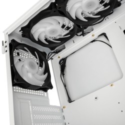 Kolink Observatory MX Mesh ARGB Mid Tower Case - White (5x Umbra Fans) (Boxed) — Buy in Cyprus with Fast Delivery