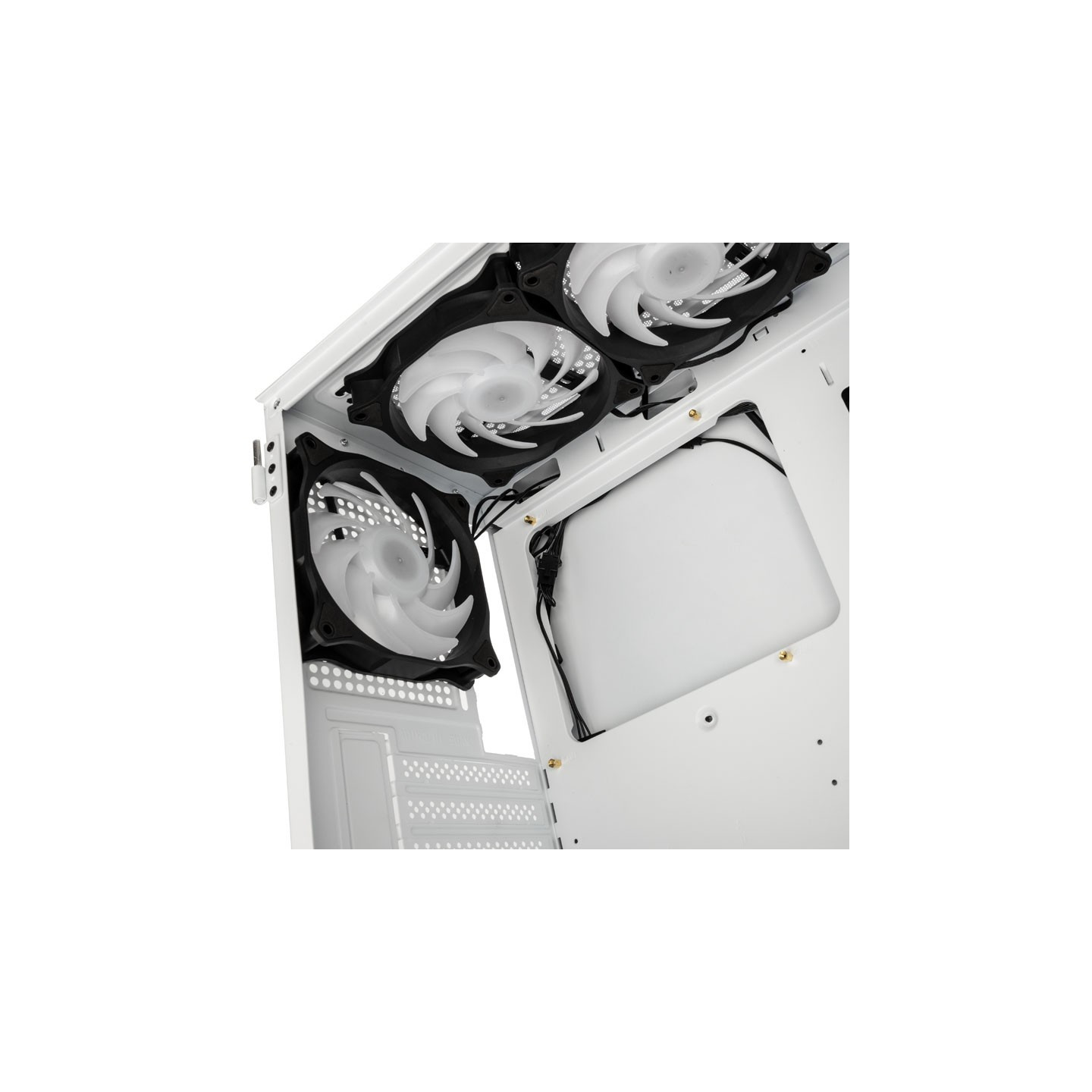 Kolink Observatory MX Mesh ARGB Mid Tower Case - White (5x Umbra Fans) (Boxed) — Buy in Cyprus with Fast Delivery