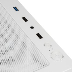 Kolink Observatory MX Mesh ARGB Mid Tower Case - White (5x Umbra Fans) (Boxed) — Buy in Cyprus with Fast Delivery