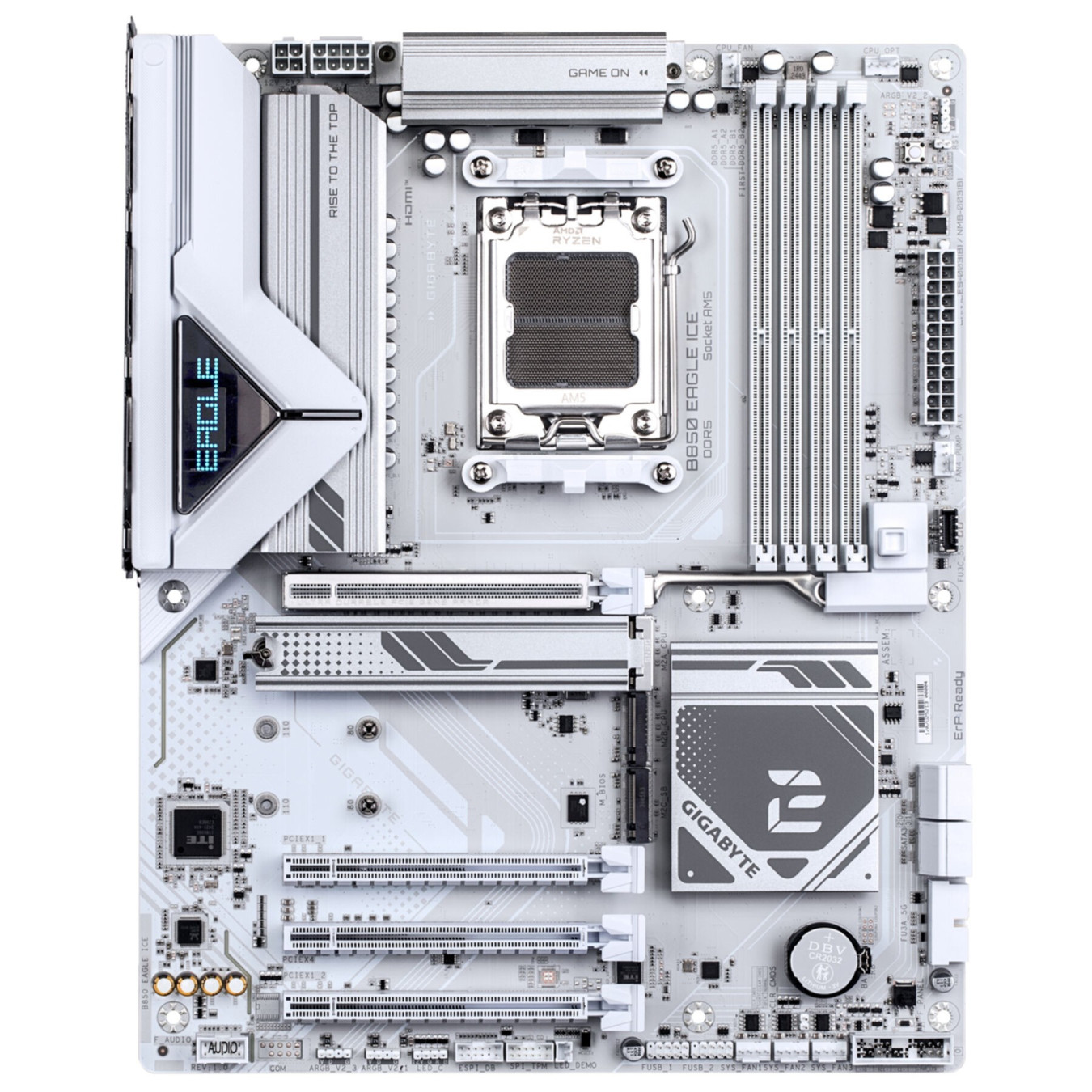 Gigabyte GA-B850 EAGLE ICE - AM5 ATX Motherboard, AMD B850, DDR5, 4x DIMM, 256GB Max — Buy in Cyprus with Fast Delivery