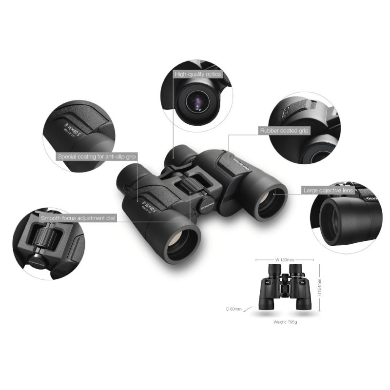 Buy Olympus Binoculars 8-16x40 S - Case & Strap Included in Cyprus, Nicosia, Limassol, Larnaka, Pafos