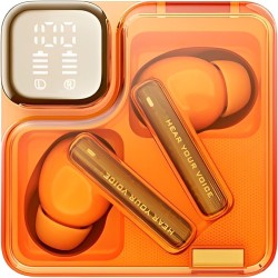 Buy QCY MeloBuds Neo Orange - Melobuds Neo - TWS Bluetooth Earbuds with LED Disp... in Cyprus, Nicosia, Limassol, Larnaka, Pafos