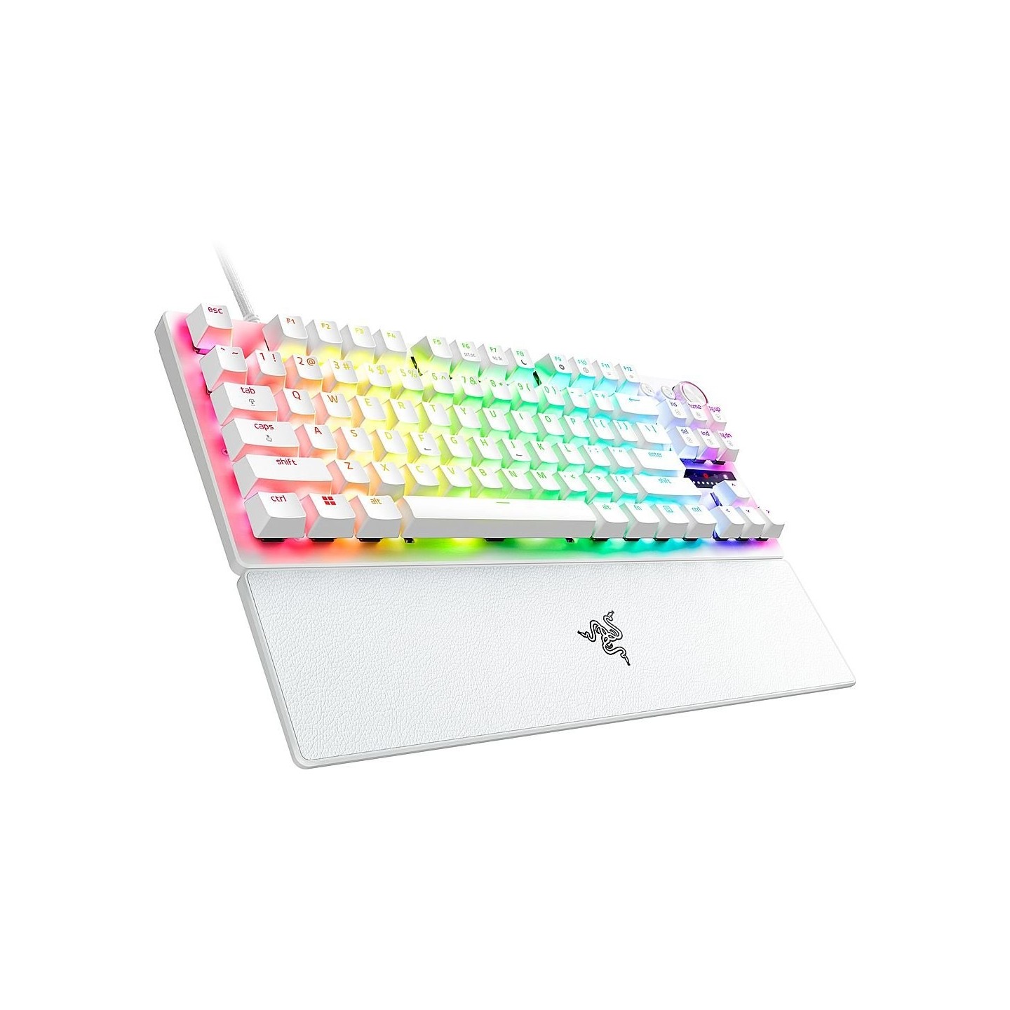 Razer Huntsman V3 Pro White 87% TKL Optical Gen-2 Analog US Layout (Boxed) — Buy in Cyprus with Fast Delivery