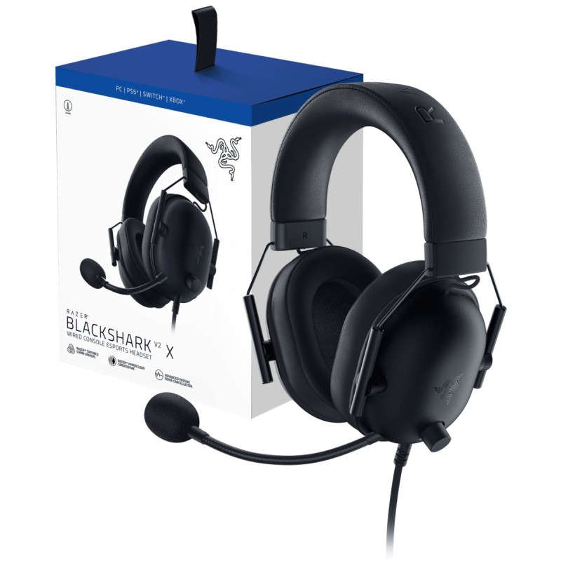 Buy Razer BLACKSHARK V2 X for PlayStation - V2 X - Over-ear Closed, 3.5mm Analog... in Cyprus, Nicosia, Limassol, Larnaka, Pafos